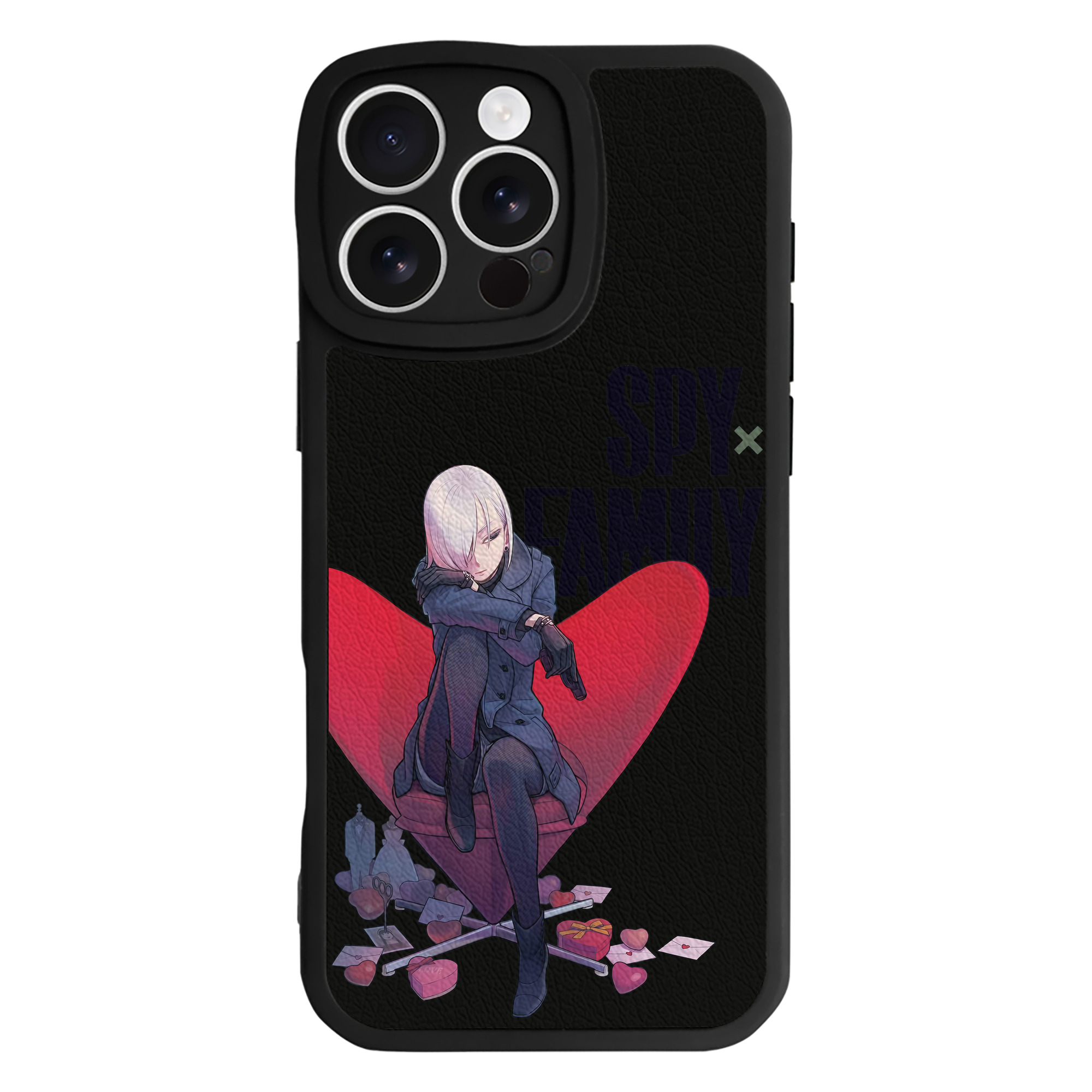 （画像用） SPY×FAMILY间谍家家酒 【iPhone 16シリーズ対応】シリコンスマホケース（レザー調） 材質：シリコン